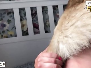 Immediately Felt Him Snuffling At Her Pussy As If He