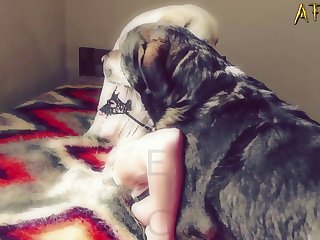 Köpek Ve Kadın Porno